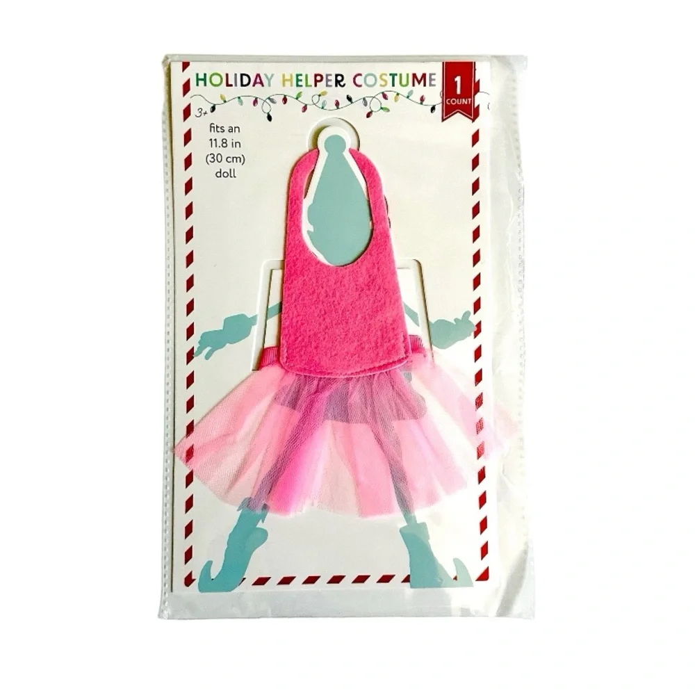 Target Bullseyes Holiday Helper Costumes Set of 4 Elf Shelf